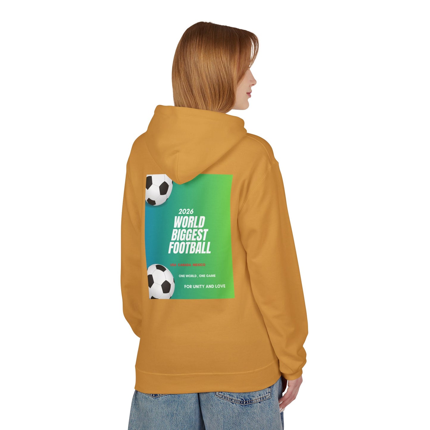 World Biggest Football 2026 Hoodie – Soccer Event Poster Design