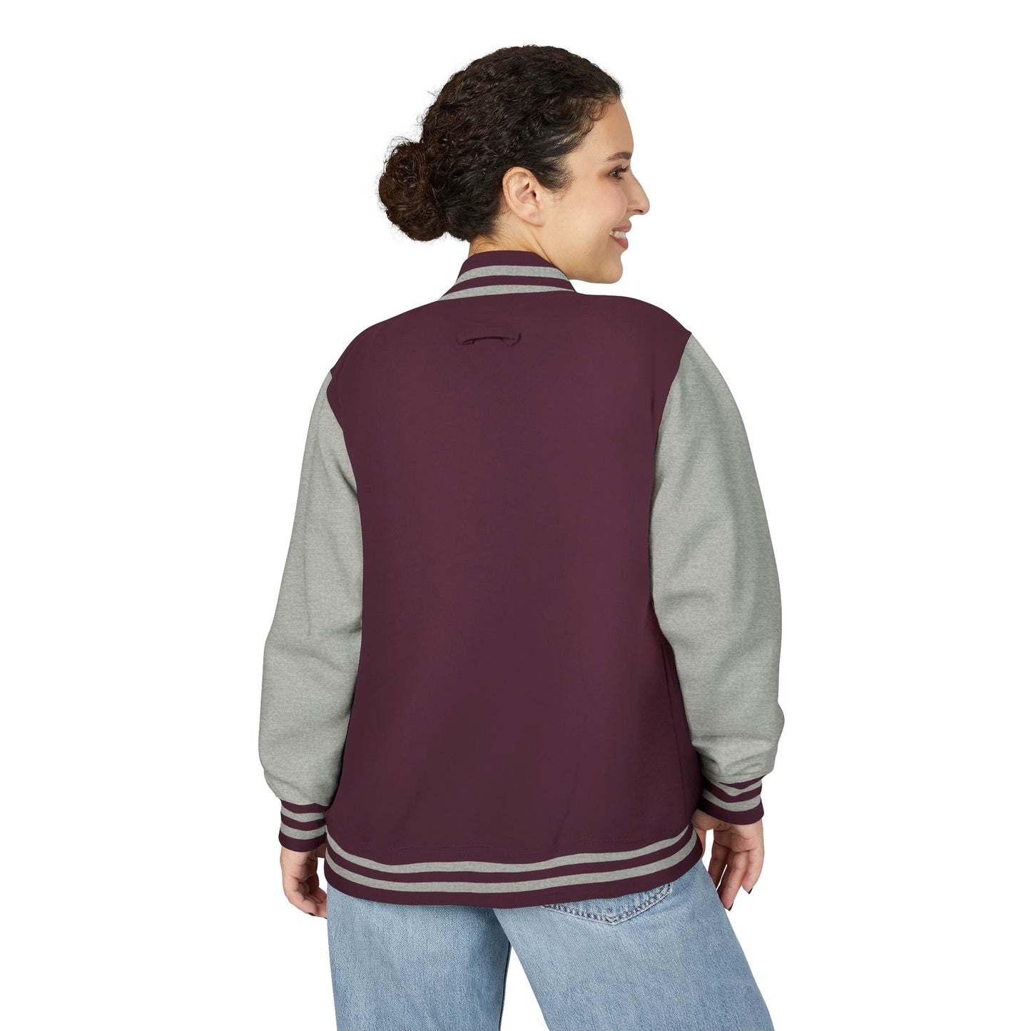 Letterman Jacket — 'Voyage' Nautical Shell Patch Varsity Jacket