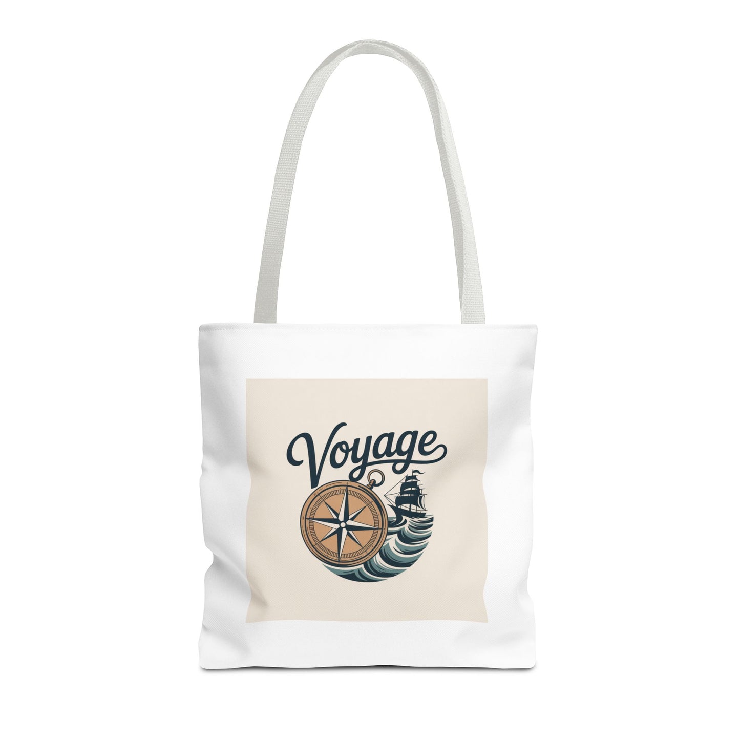 Voyage Compass Tote Bag – Nautical Travel Canvas Tote