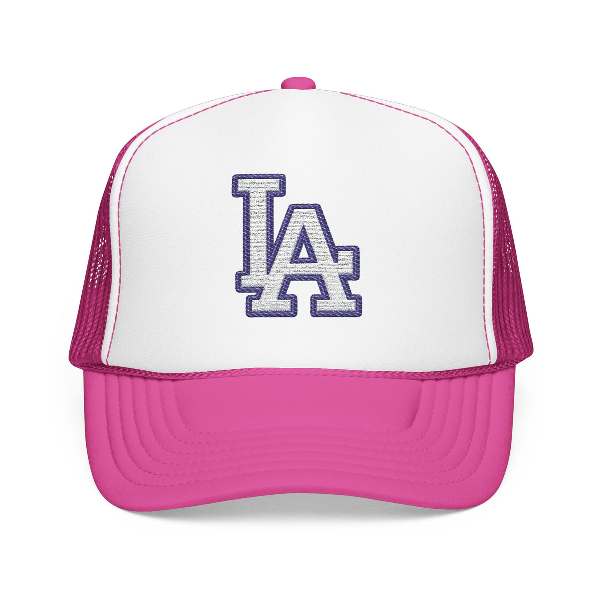 LA logo, Los Angeles California Design, City pride graphic, Varsity style hat cap, T-shirt hoodie POD