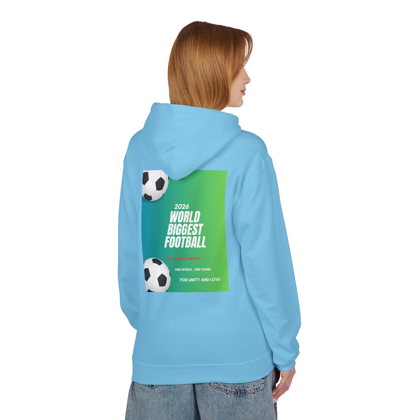 World Biggest Football 2026 Hoodie – Soccer Event Poster Design