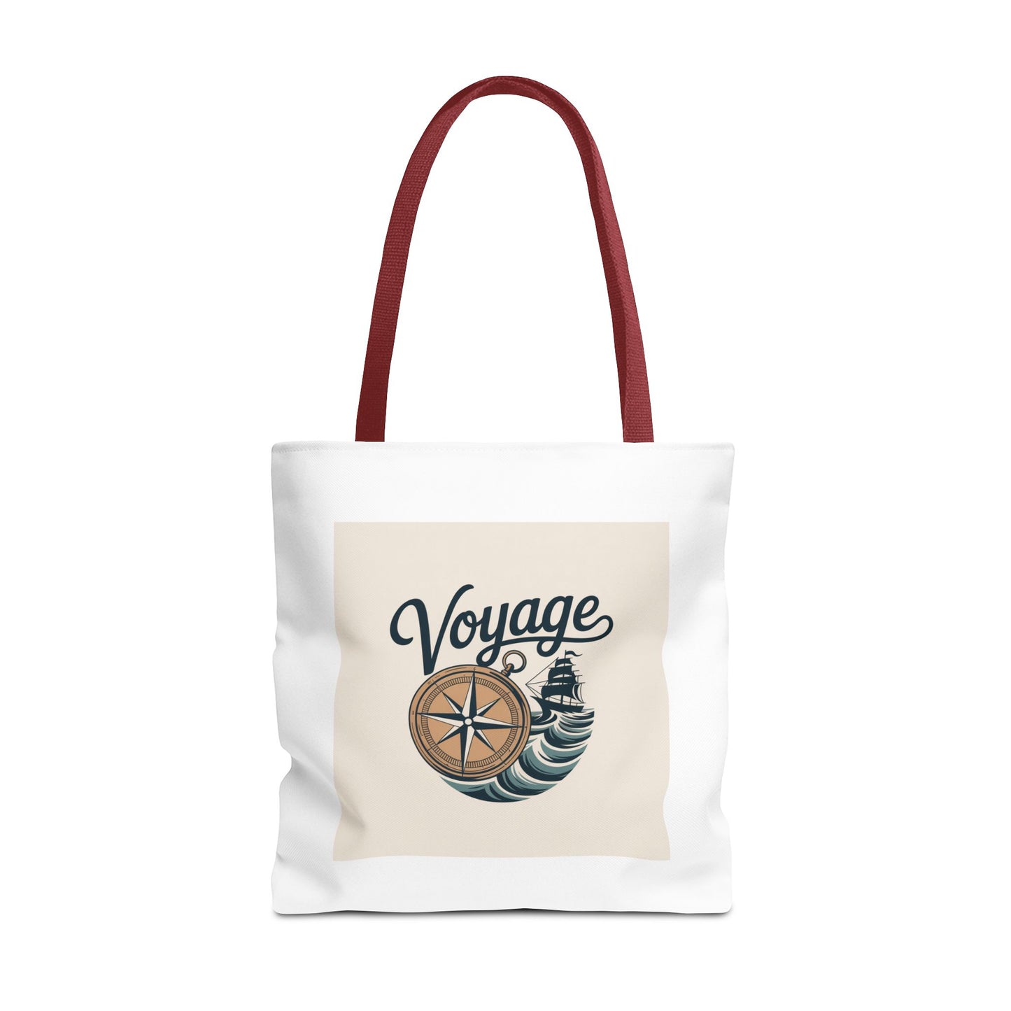 Voyage Compass Tote Bag – Nautical Travel Canvas Tote