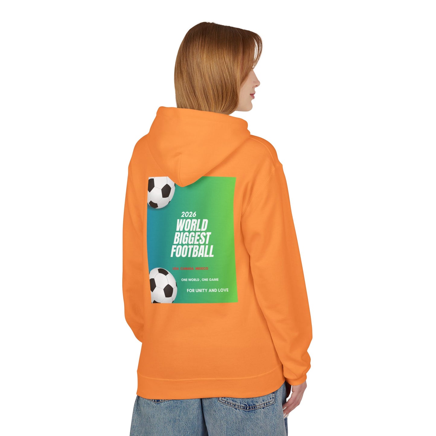 World Biggest Football 2026 Hoodie – Soccer Event Poster Design