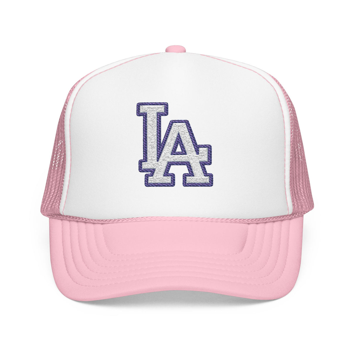 LA logo, Los Angeles California Design, City pride graphic, Varsity style hat cap, T-shirt hoodie POD