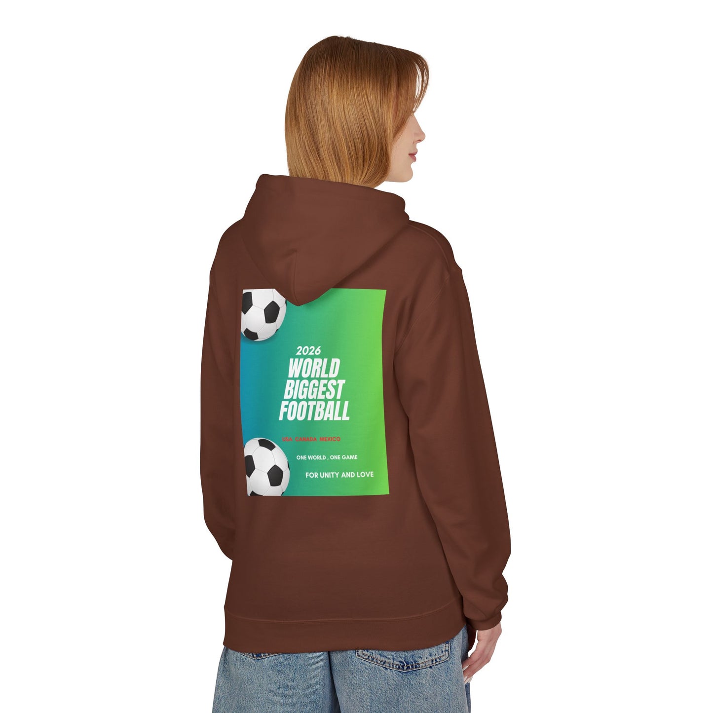 World Biggest Football 2026 Hoodie – Soccer Event Poster Design