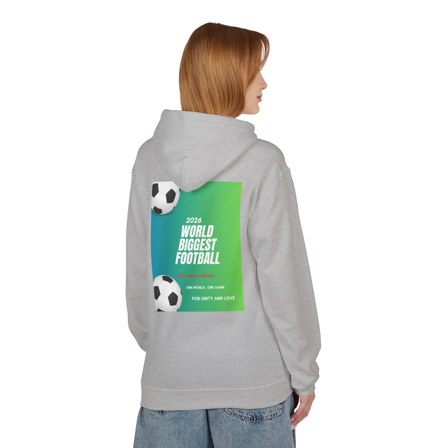 World Biggest Football 2026 Hoodie – Soccer Event Poster Design