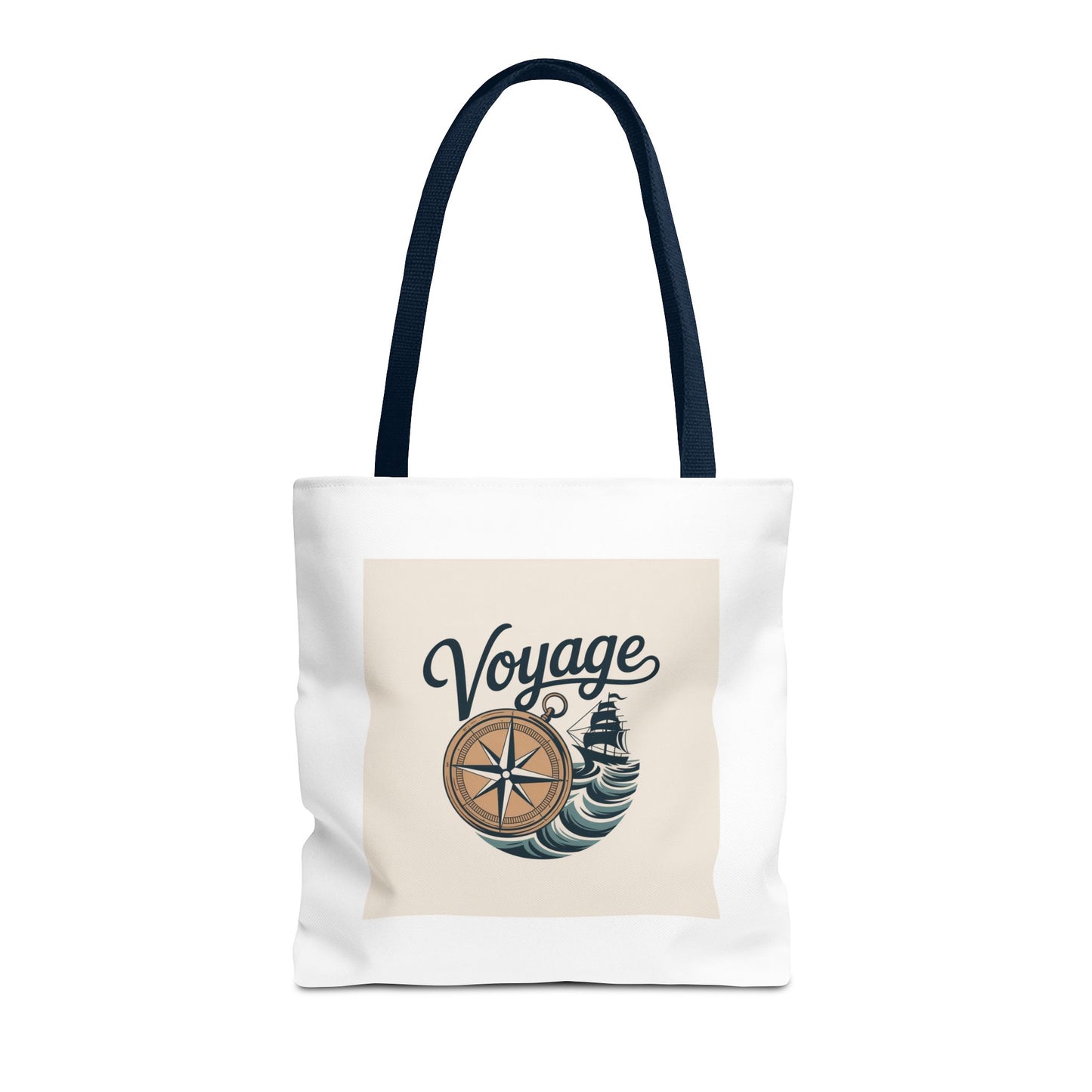 Voyage Compass Tote Bag – Nautical Travel Canvas Tote