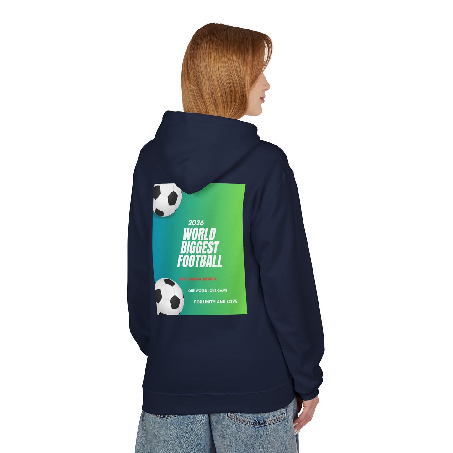 World Biggest Football 2026 Hoodie – Soccer Event Poster Design