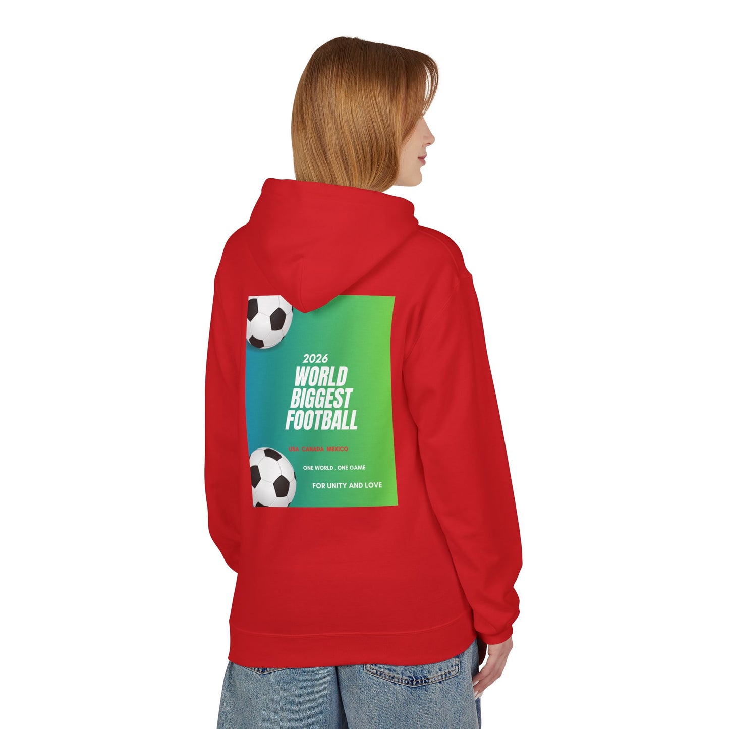 World Biggest Football 2026 Hoodie – Soccer Event Poster Design