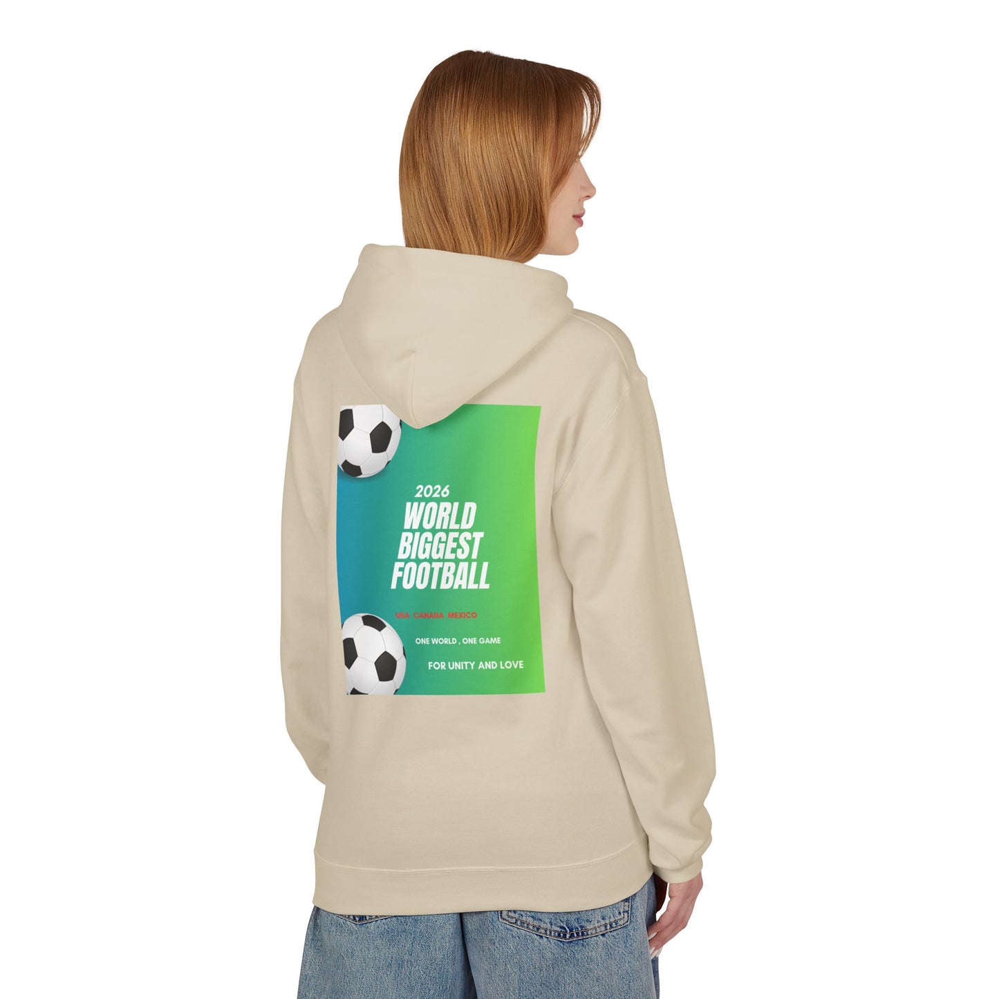 World Biggest Football 2026 Hoodie – Soccer Event Poster Design