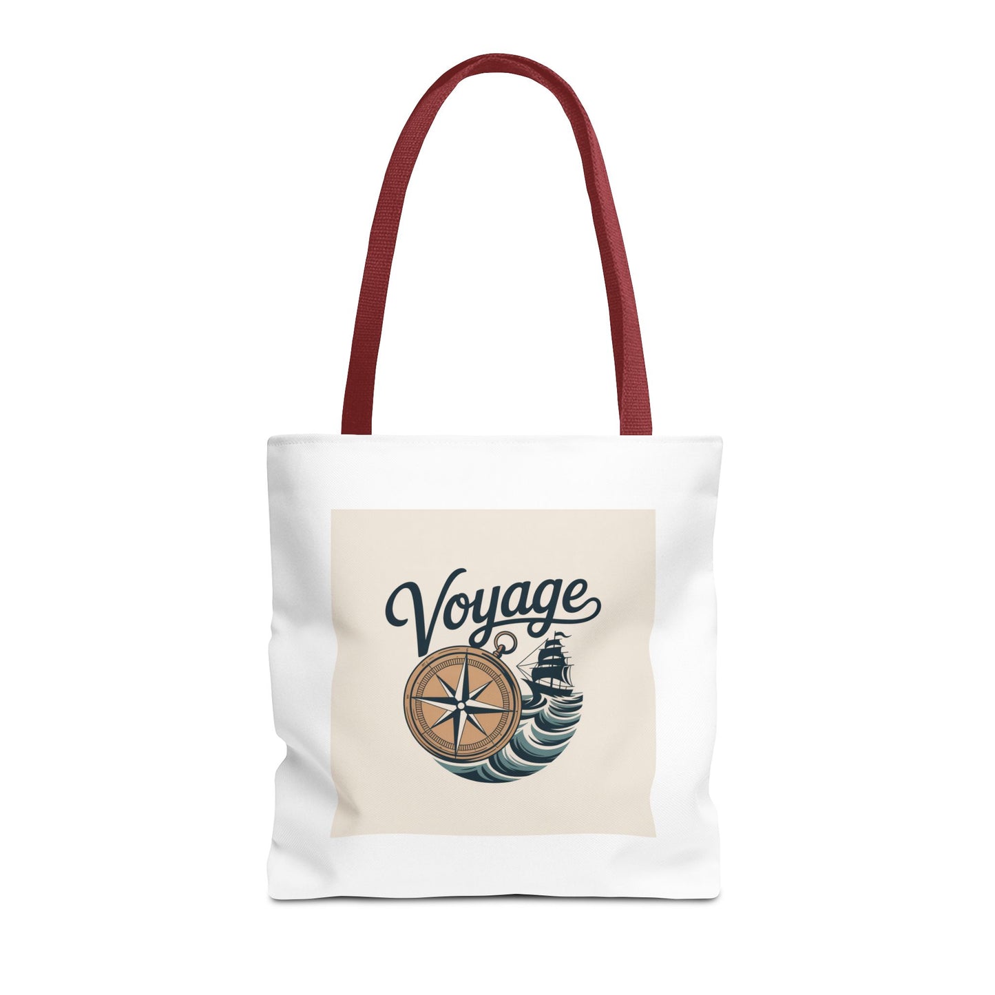 Voyage Compass Tote Bag – Nautical Travel Canvas Tote