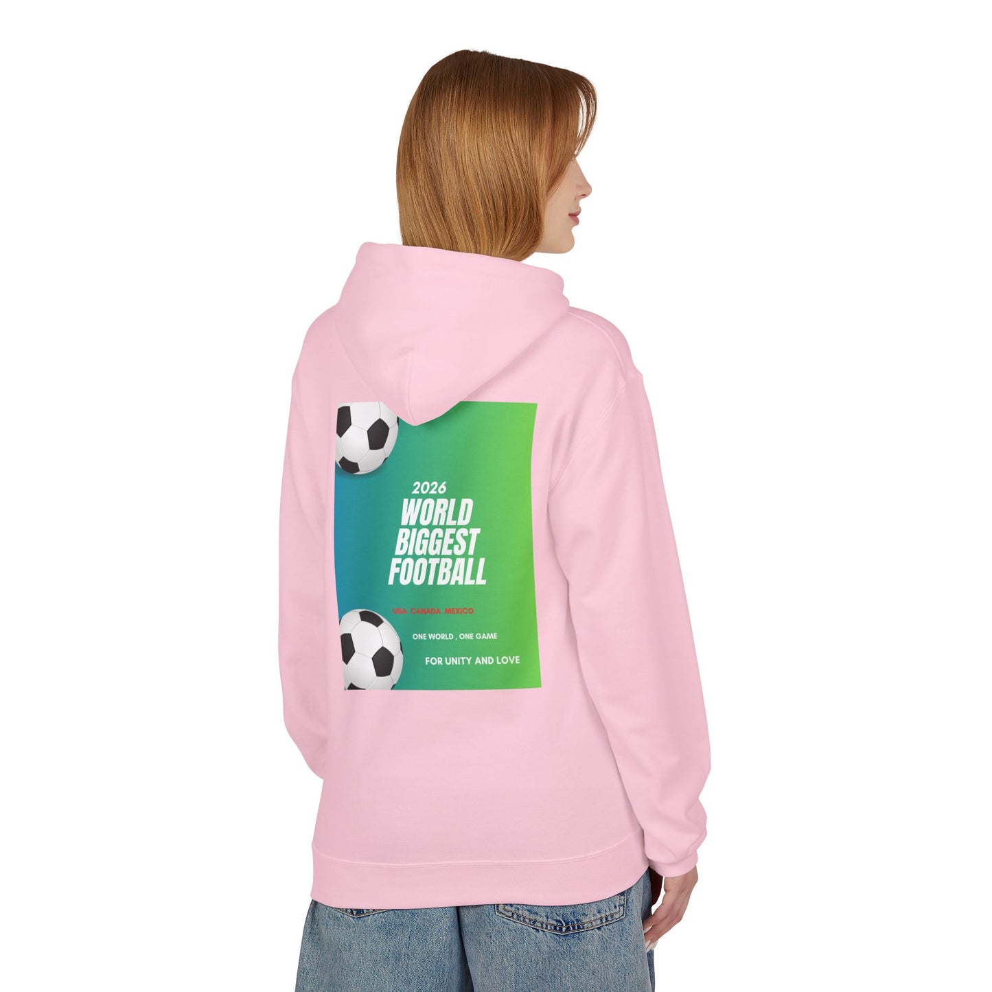 World Biggest Football 2026 Hoodie – Soccer Event Poster Design
