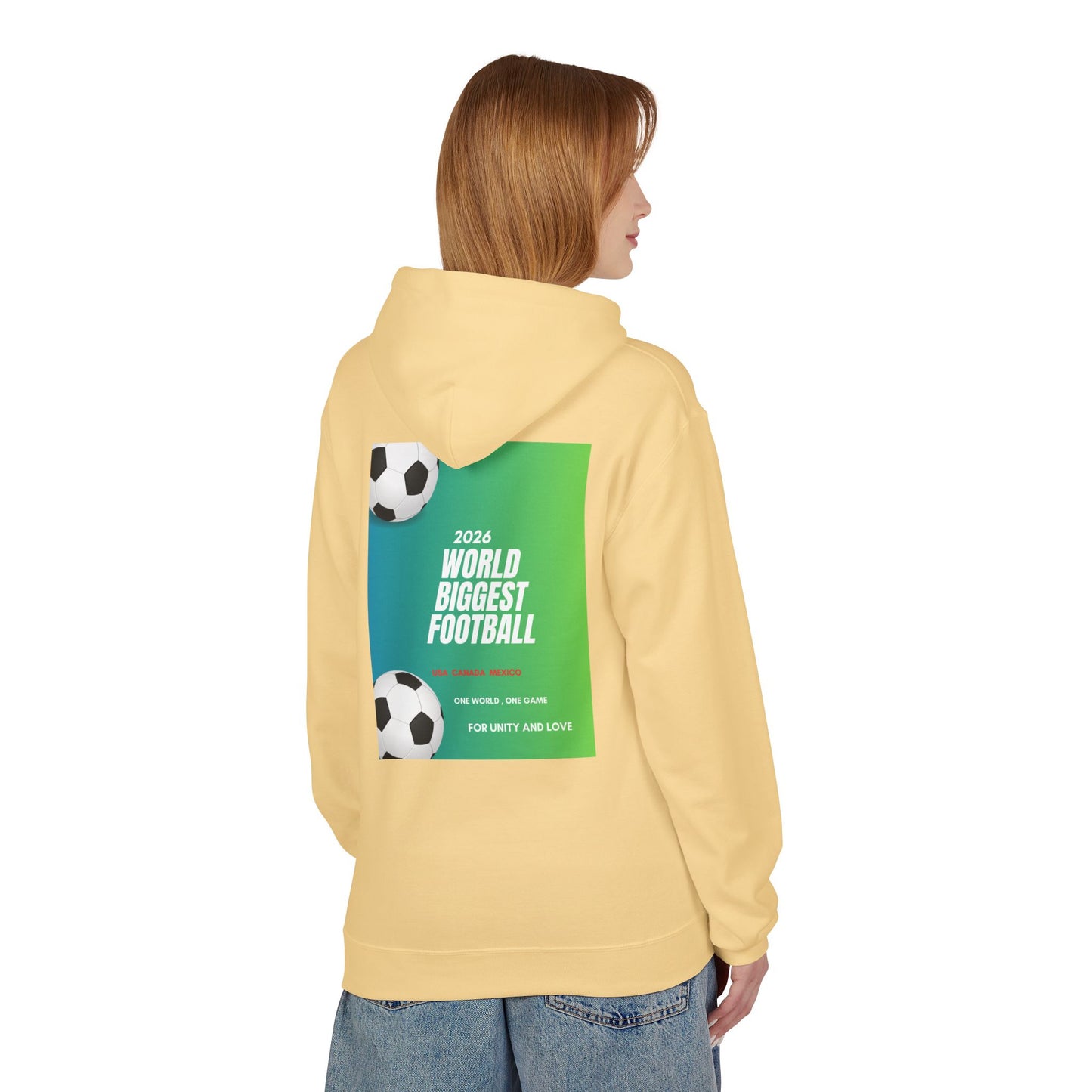 World Biggest Football 2026 Hoodie – Soccer Event Poster Design
