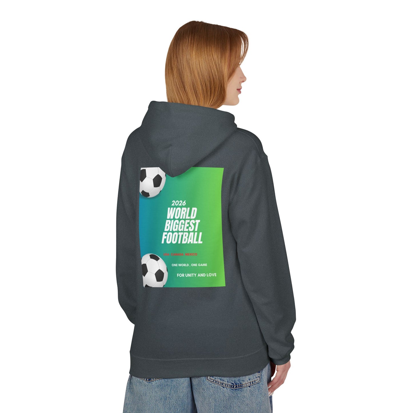 World Biggest Football 2026 Hoodie – Soccer Event Poster Design