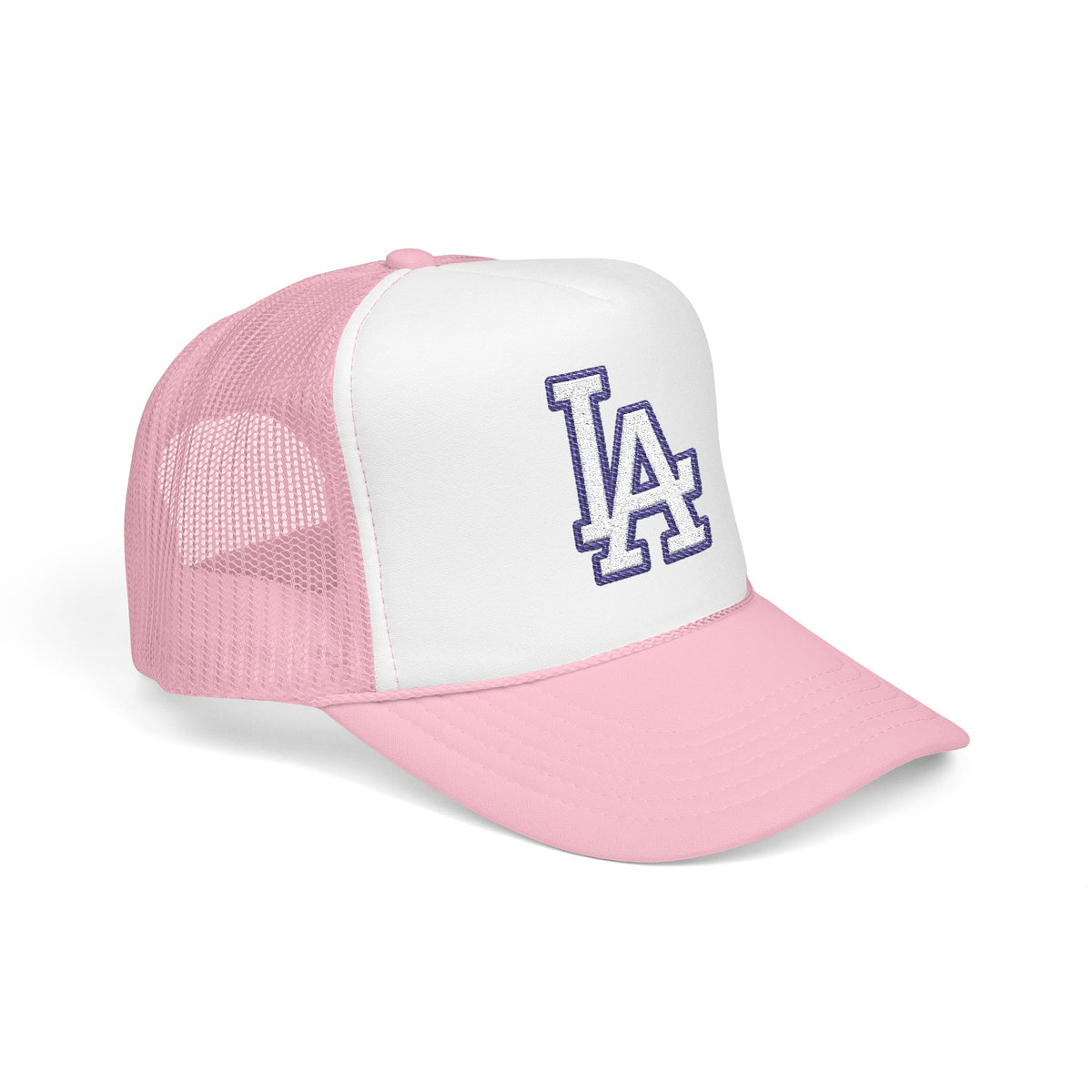 LA logo, Los Angeles California Design, City pride graphic, Varsity style hat cap, T-shirt hoodie POD