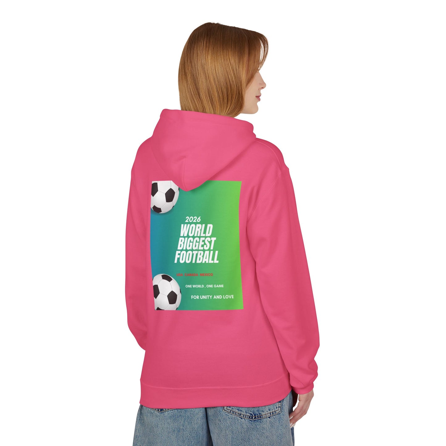 World Biggest Football 2026 Hoodie – Soccer Event Poster Design