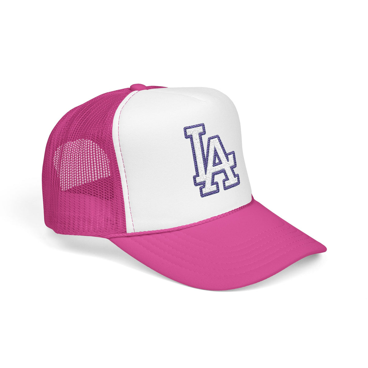 LA logo, Los Angeles California Design, City pride graphic, Varsity style hat cap, T-shirt hoodie POD