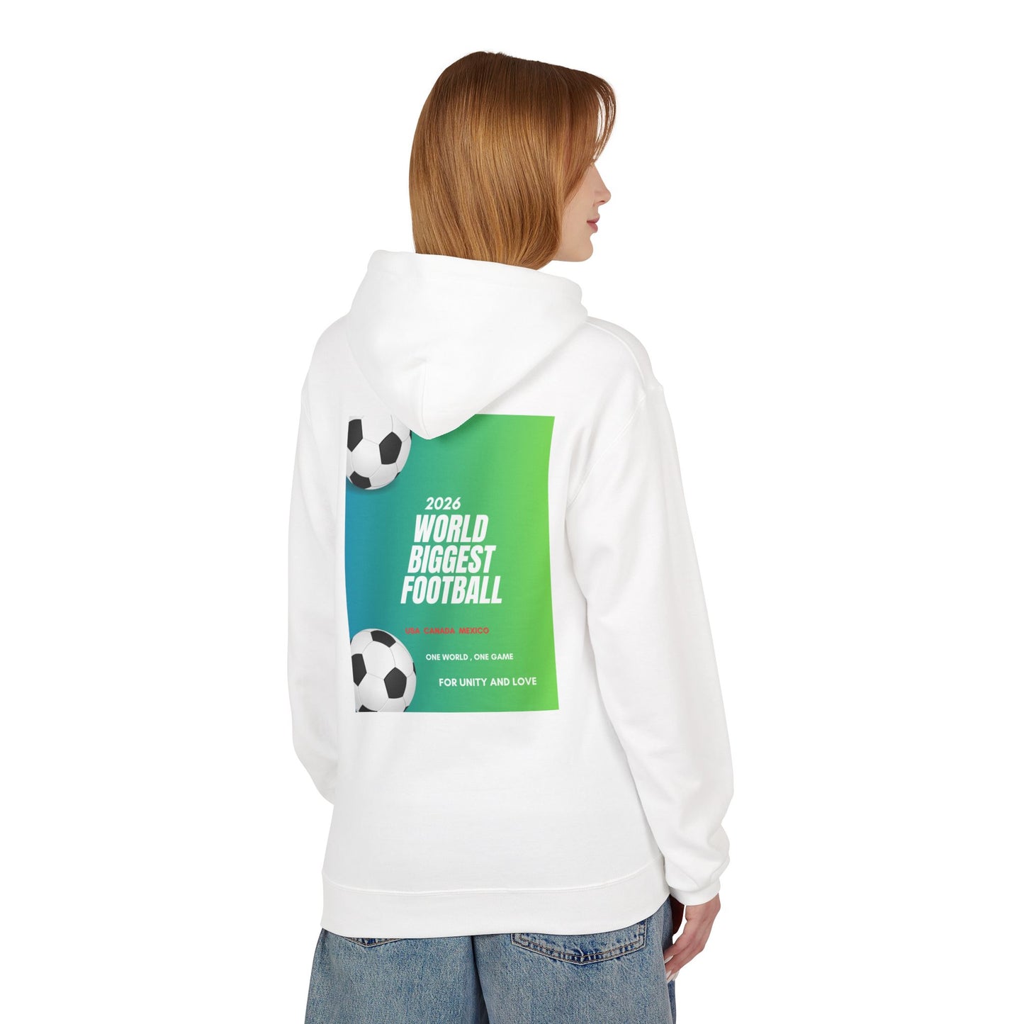 World Biggest Football 2026 Hoodie – Soccer Event Poster Design