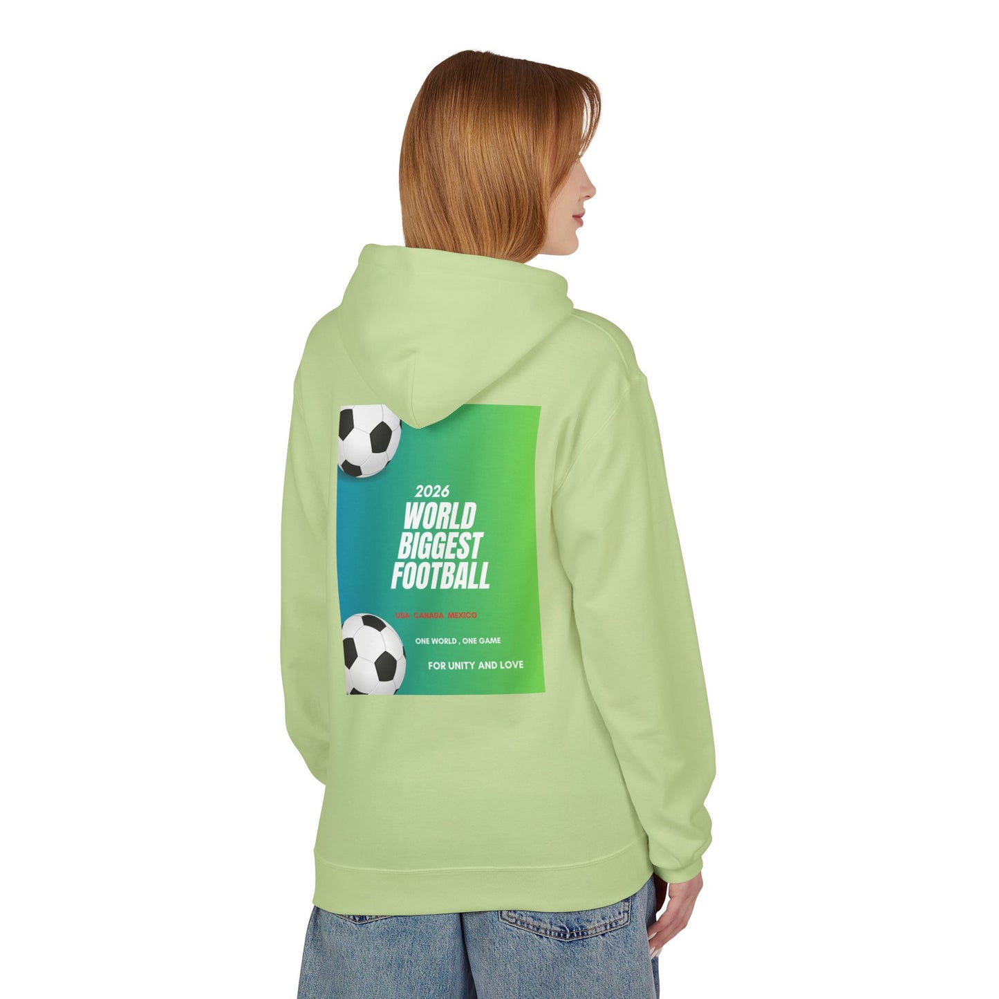 World Biggest Football 2026 Hoodie – Soccer Event Poster Design