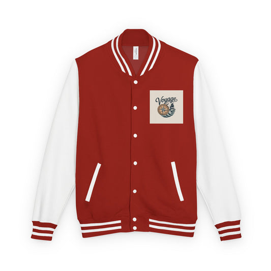 Letterman Jacket — 'Voyage' Nautical Shell Patch Varsity Jacket