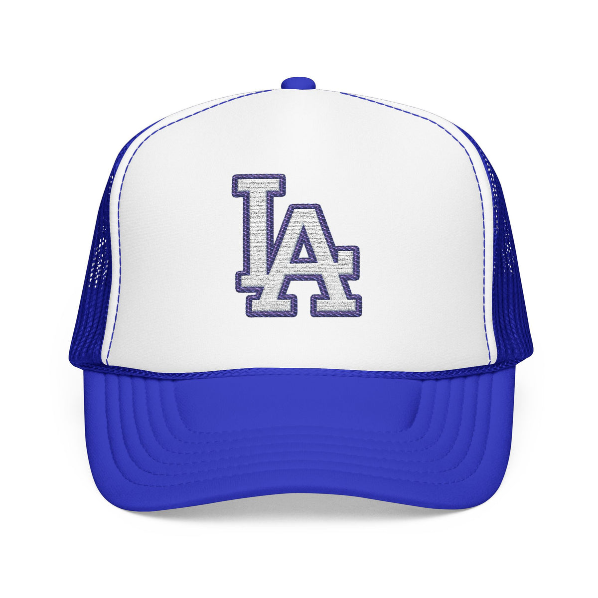 LA logo, Los Angeles California Design, City pride graphic, Varsity style hat cap, T-shirt hoodie POD