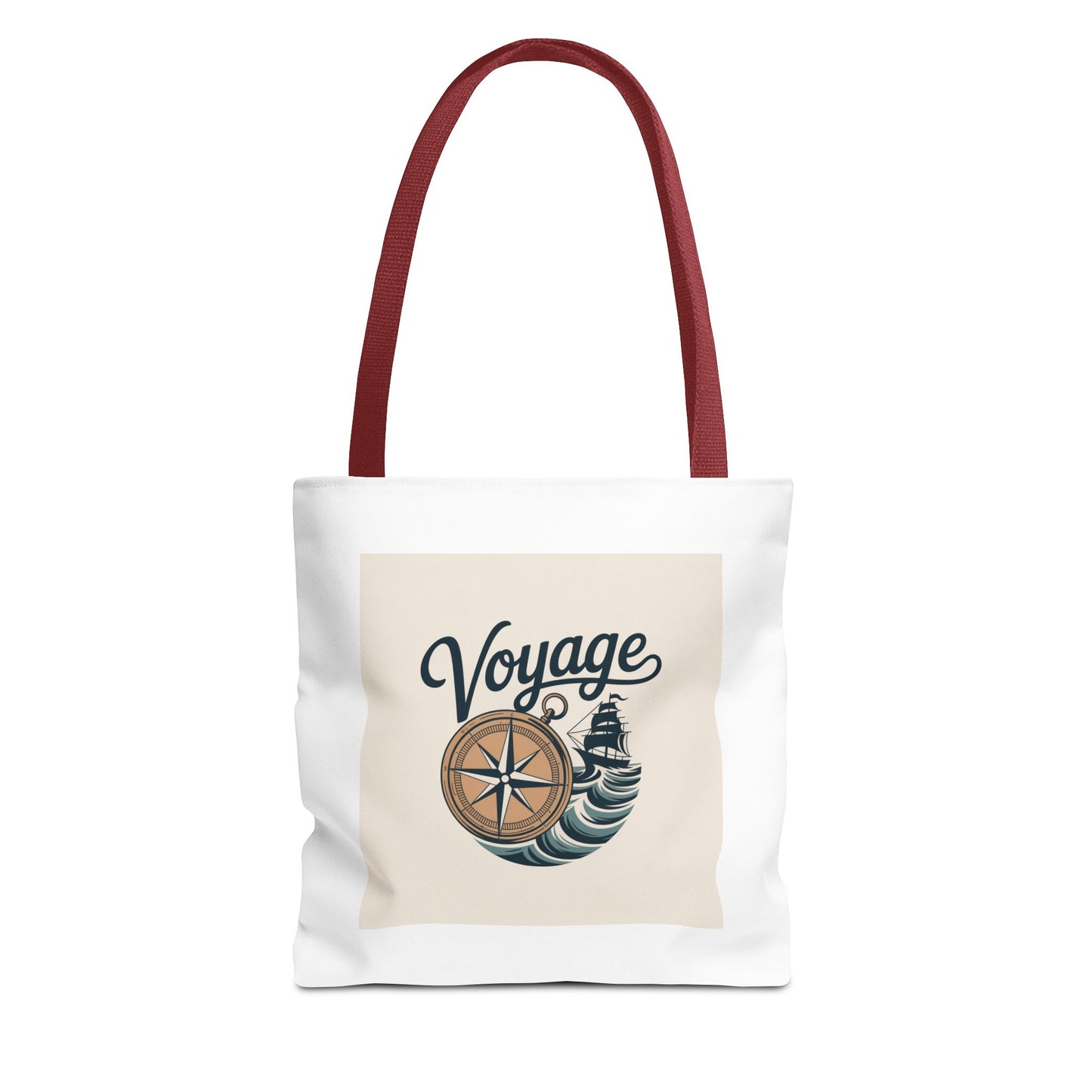 Voyage Compass Tote Bag – Nautical Travel Canvas Tote