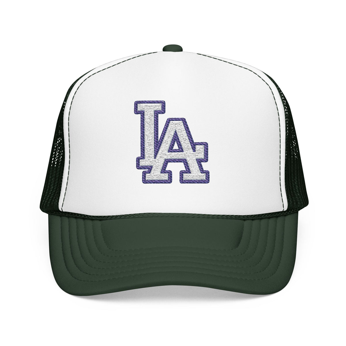 LA logo, Los Angeles California Design, City pride graphic, Varsity style hat cap, T-shirt hoodie POD