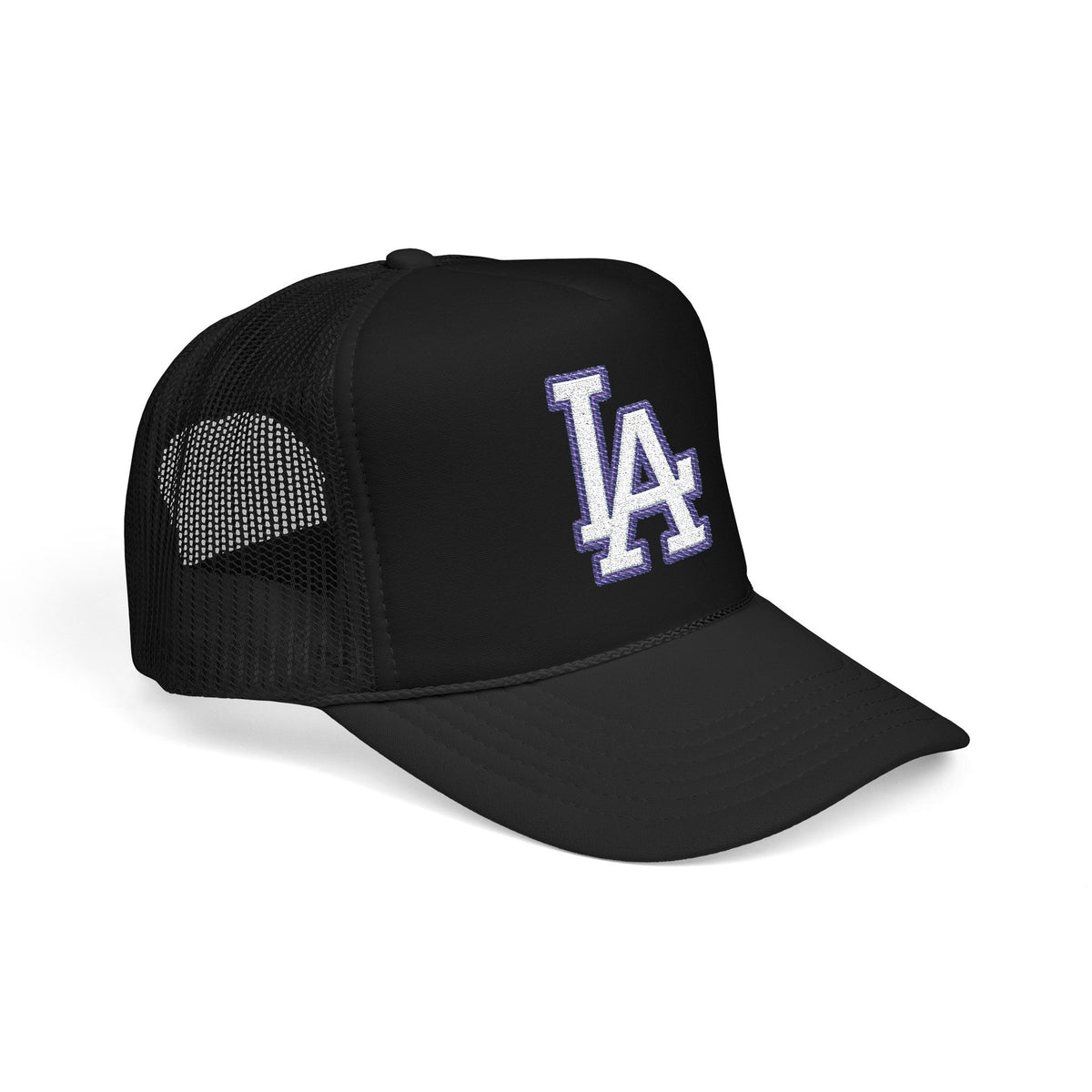 LA logo, Los Angeles California Design, City pride graphic, Varsity style hat cap, T-shirt hoodie POD