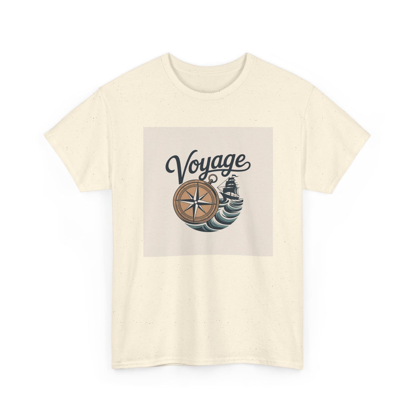 Voyage Nautical Compass T-Shirt — Adventure Beach Travel Graphic Tee