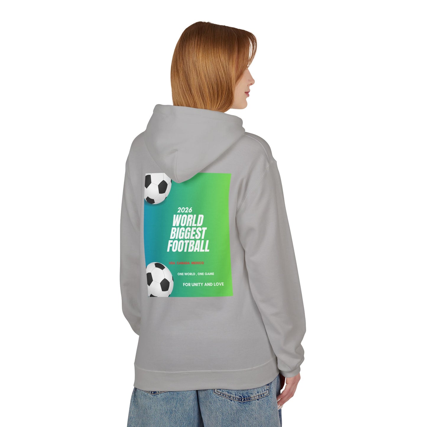 World Biggest Football 2026 Hoodie – Soccer Event Poster Design