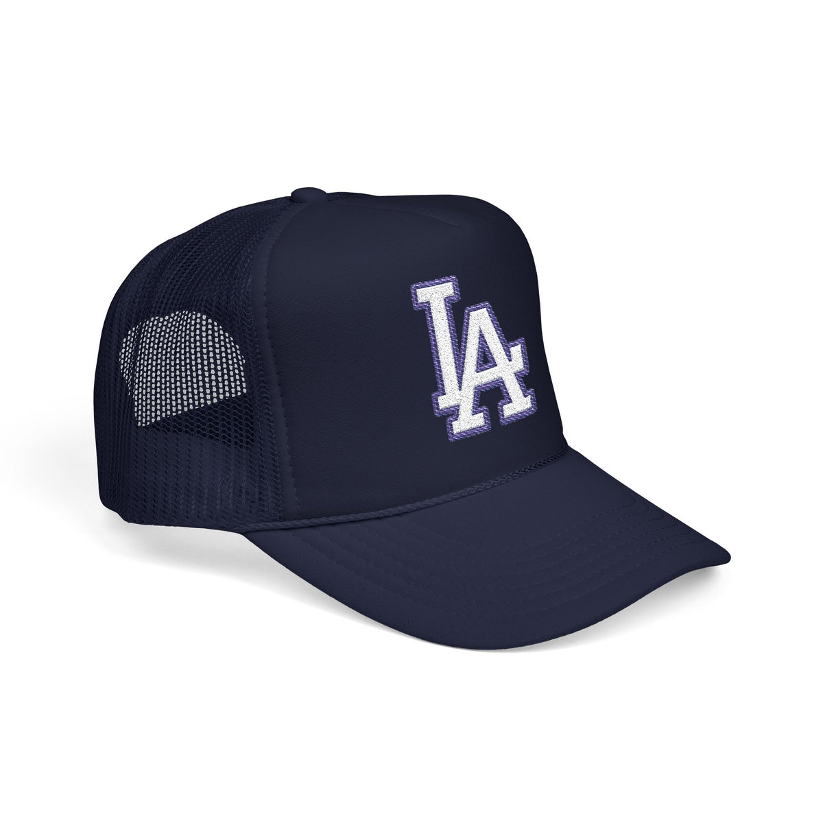 LA logo, Los Angeles California Design, City pride graphic, Varsity style hat cap, T-shirt hoodie POD